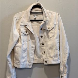 Vintage White Jean Jacket